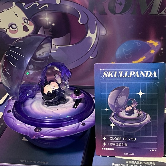 Pop Mart Skull Panda Romantic Ring Box Collection